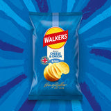 Walkers Cheese & Onion crisps 6x25g multipack (British brand)