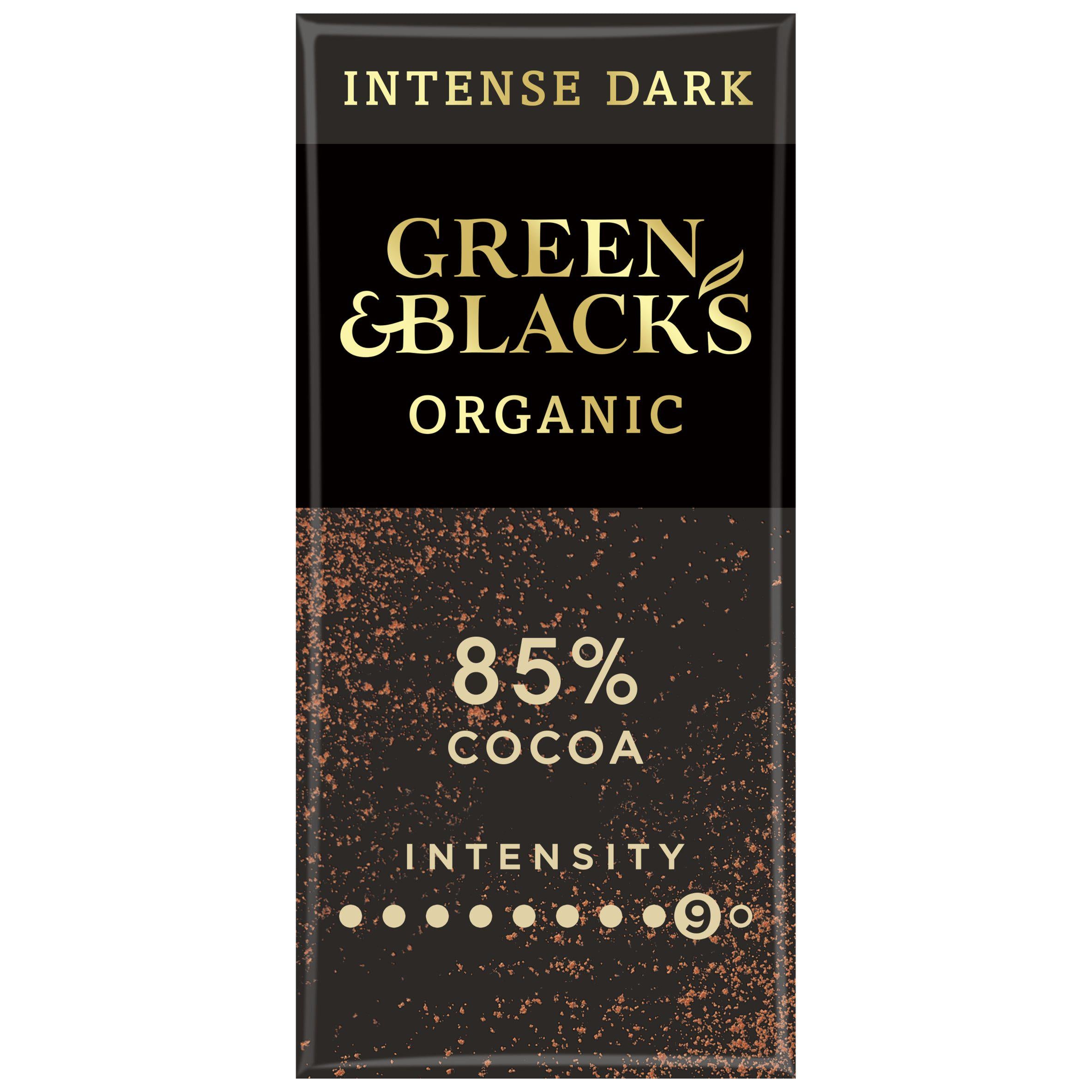 Green & Black's Organic 85% Dark Chocolate Bar 90g