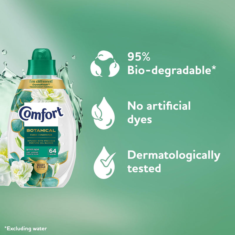 Comfort fabric conditioner Green Spa 960ml - British product