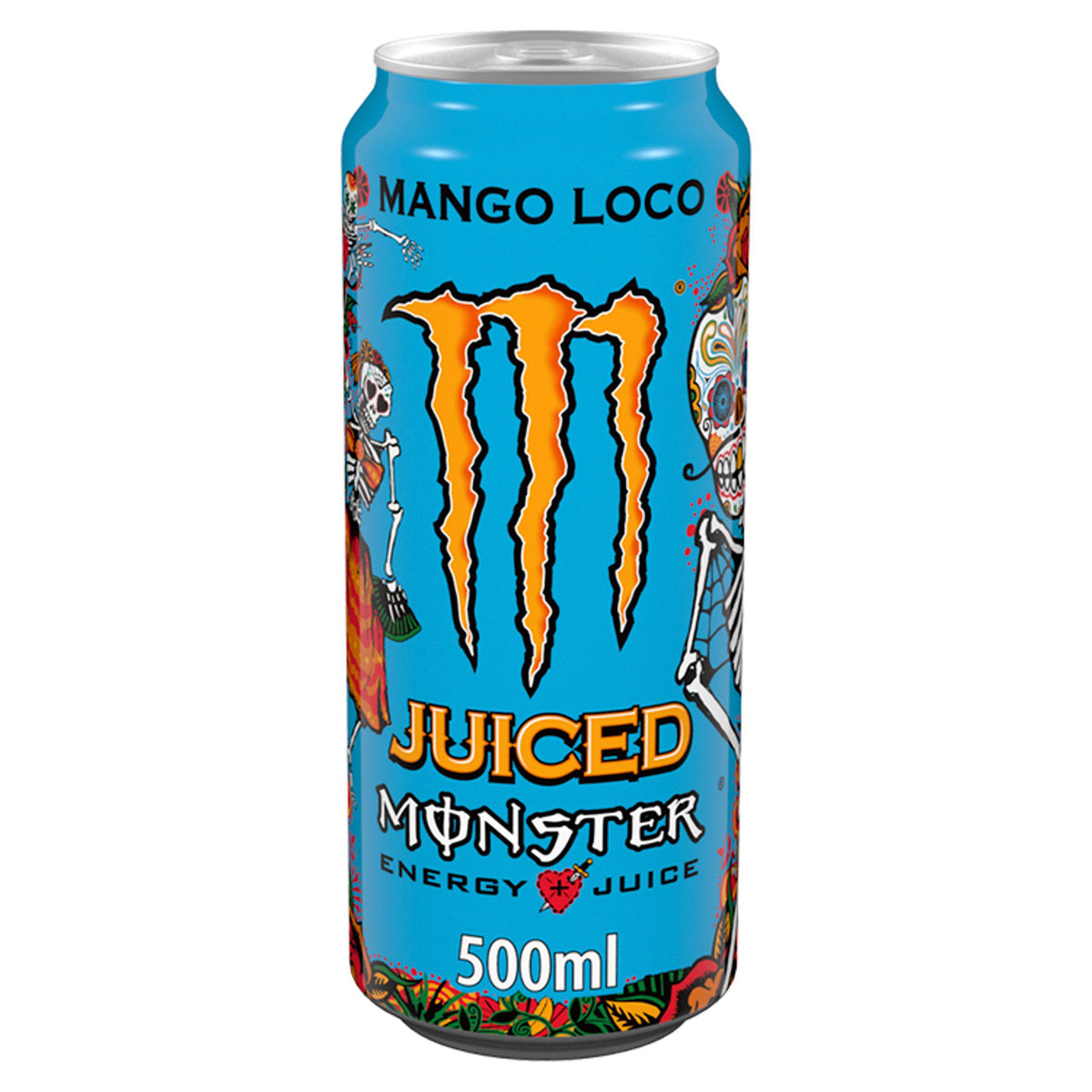 Monster energy drink Mango Loco 500ml, imported from the UK