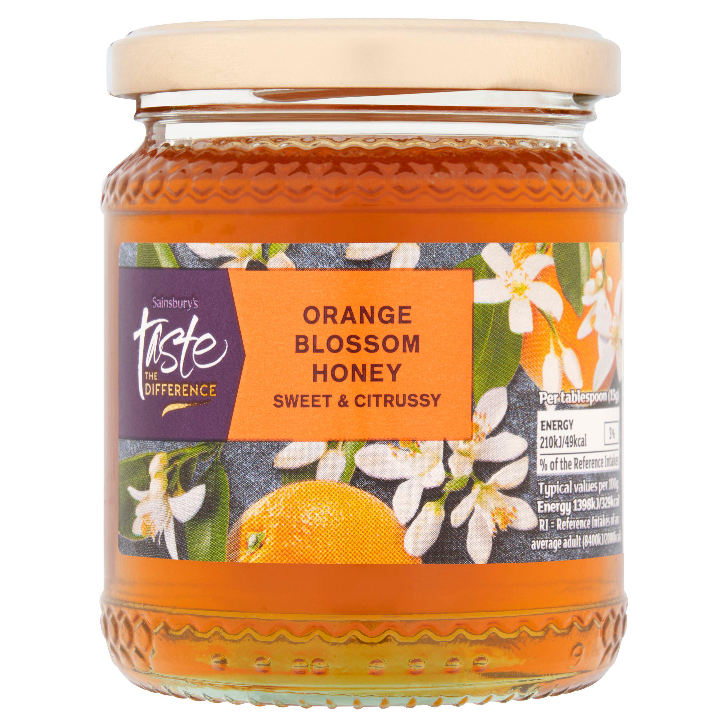 Sainsbury's Orange Blossom Honey 340g (British brand)