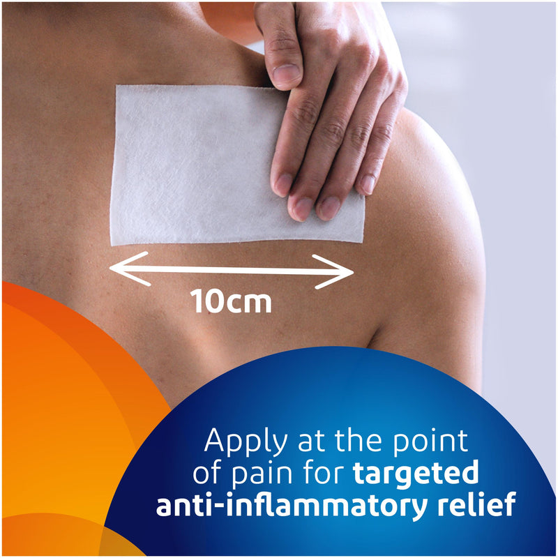Voltarol muscle pain relief plaster 2 pack (British brand)