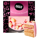 OGGS rhubarb & custard celebration cake - British product