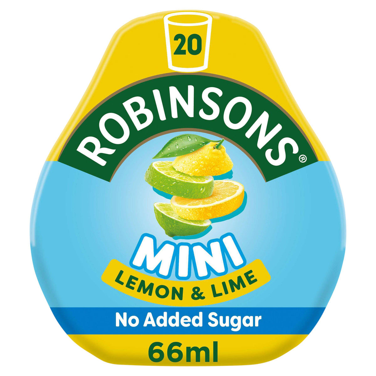 Robinsons lemon lime squash 66ml on-the-go bottle British product