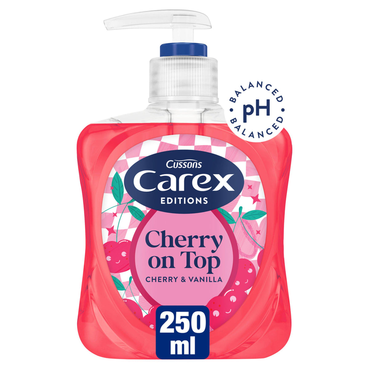 Carex hand wash Cherry on Top 250ml (British brand)