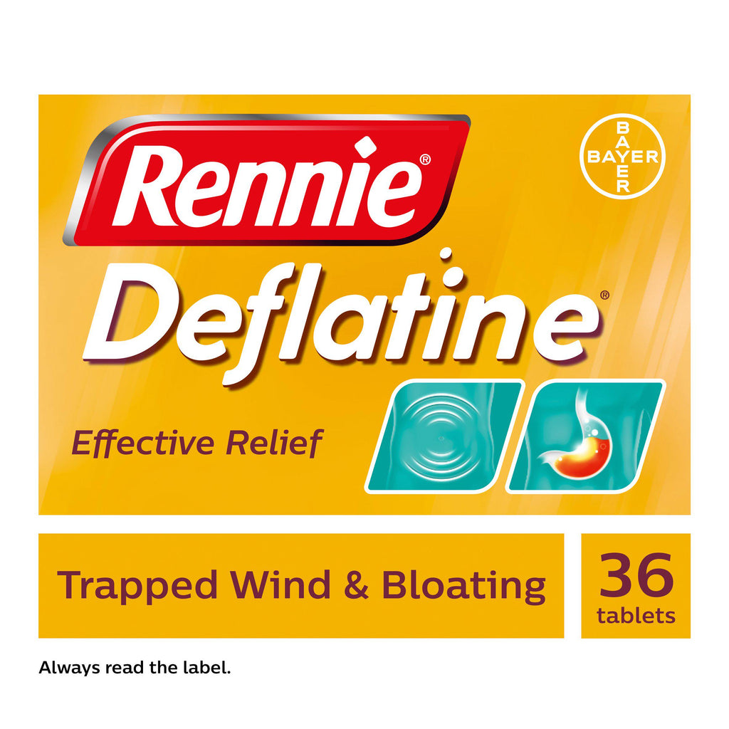 Rennie Deflatine Trapped Wind Relief Tablets x36