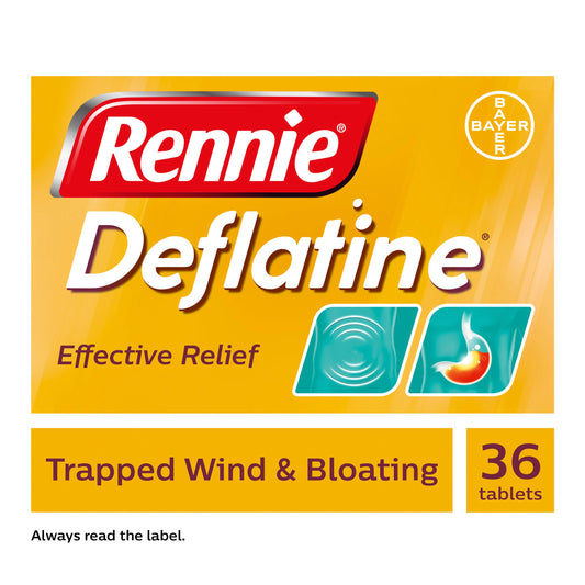 Rennie Deflatine Trapped Wind Relief Tablets x36 GOODS Sainsburys   