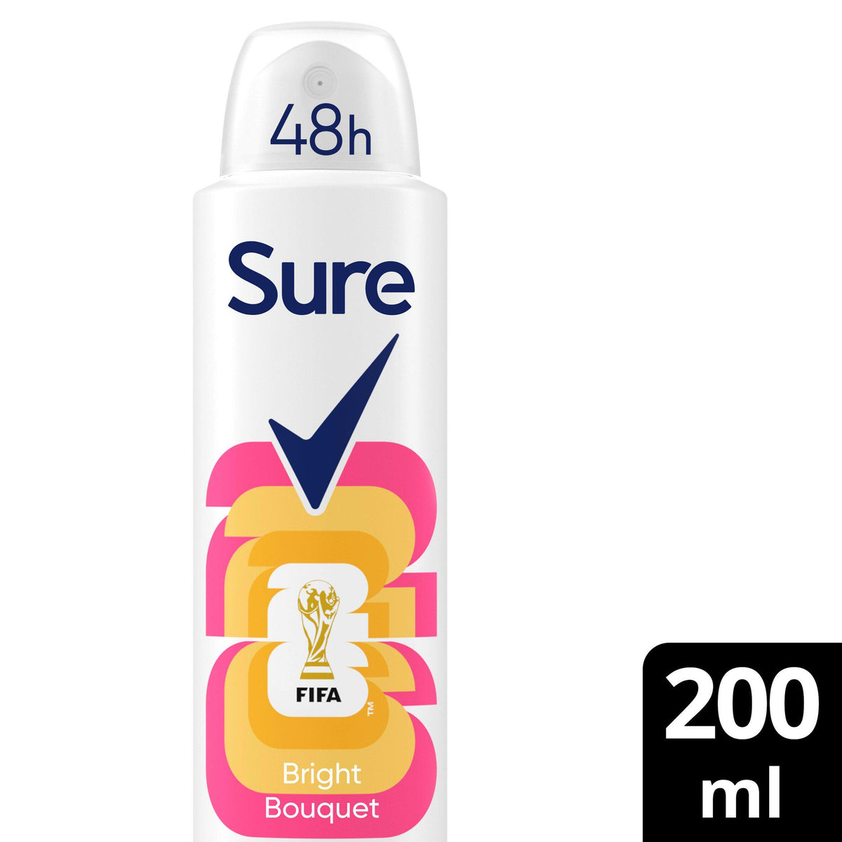 Sure Bright Bouquet antiperspirant aerosol 200ml, UK version