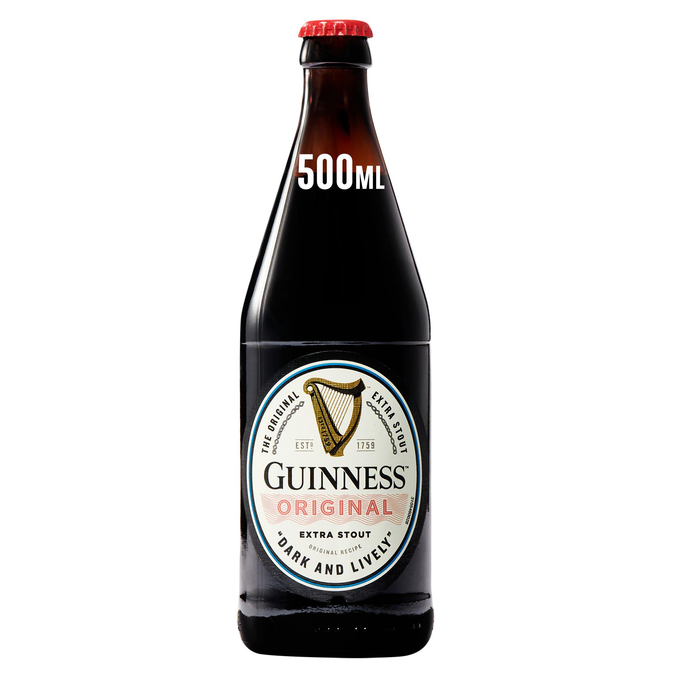 Guinness Extra Stout 500ml, UK version