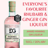Edinburgh Gin Rhubarb & Ginger liqueur 50cl (British brand)