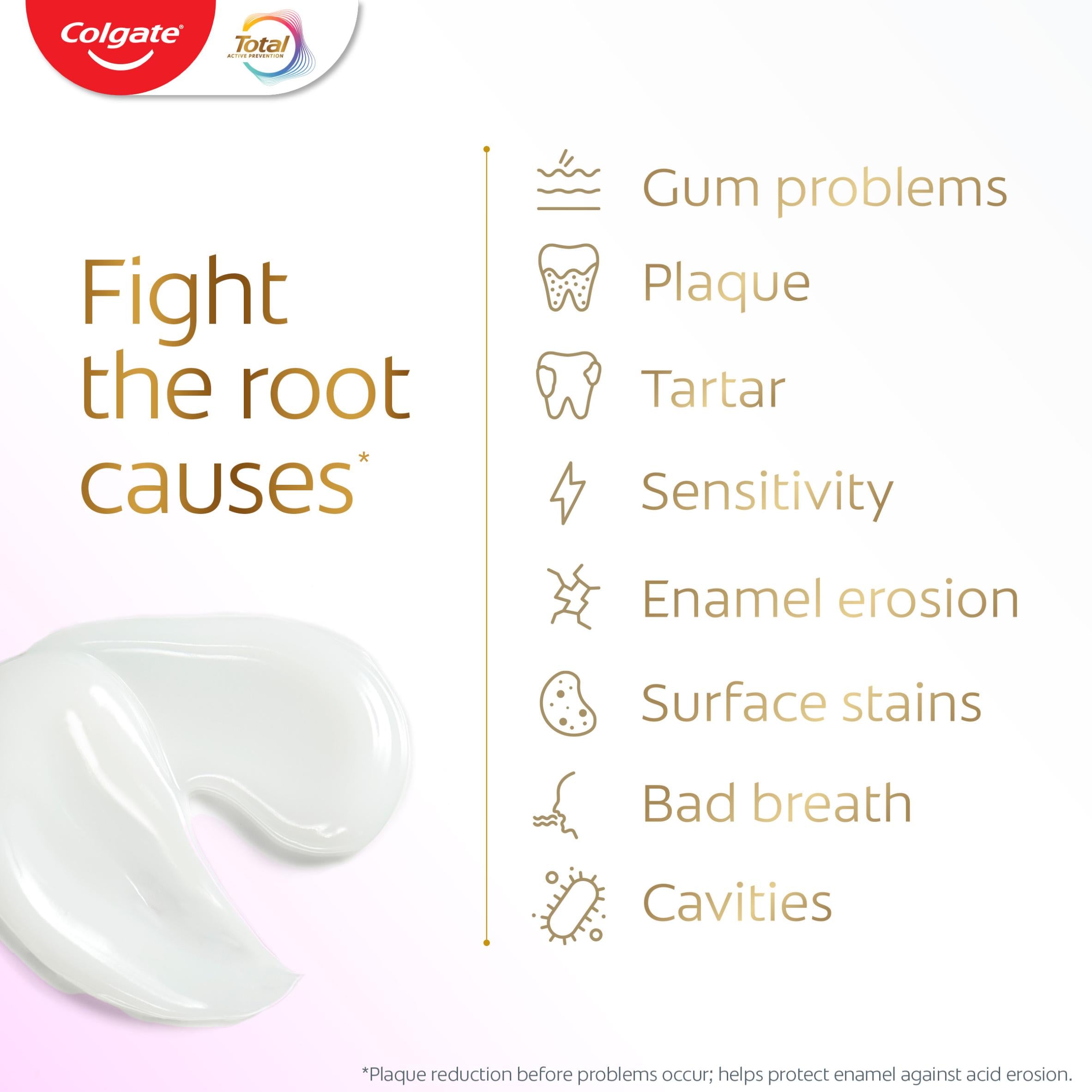 Colgate Total Active Prevention toothpaste 75ml, UK version