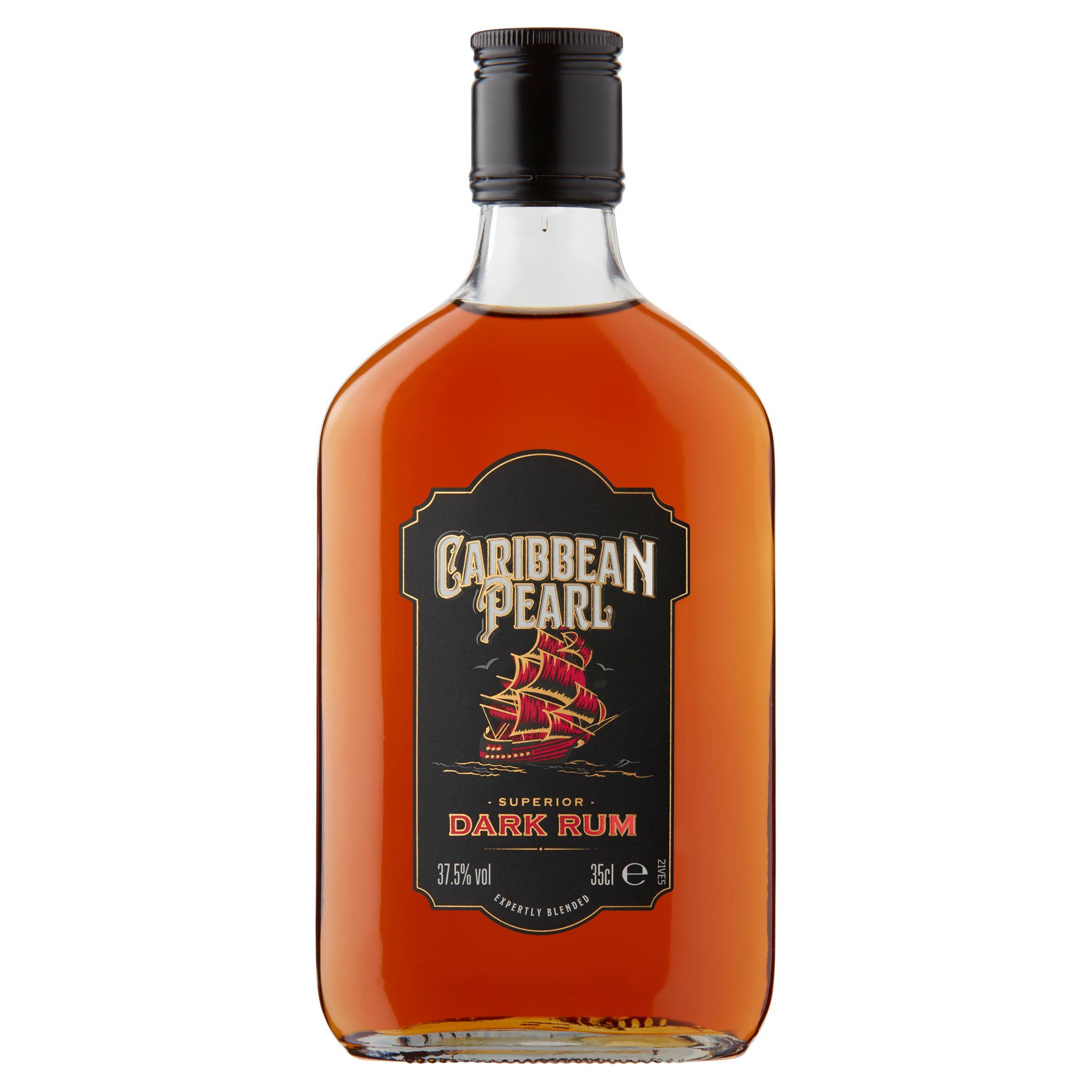 Caribbean Pearl dark rum 35cl (British brand)