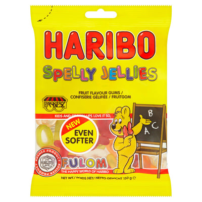 Sainsburys Haribo Spelly Jellies Sweets Bag (kosher) 150g- Buy online at McGrocer