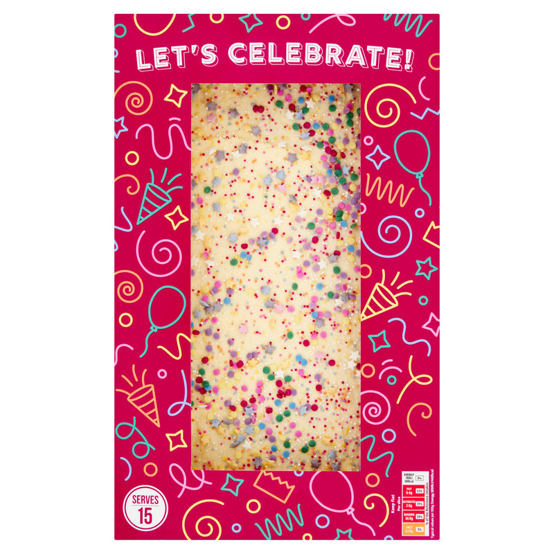Sainsbury's madeira birthday cake 645g, UK version