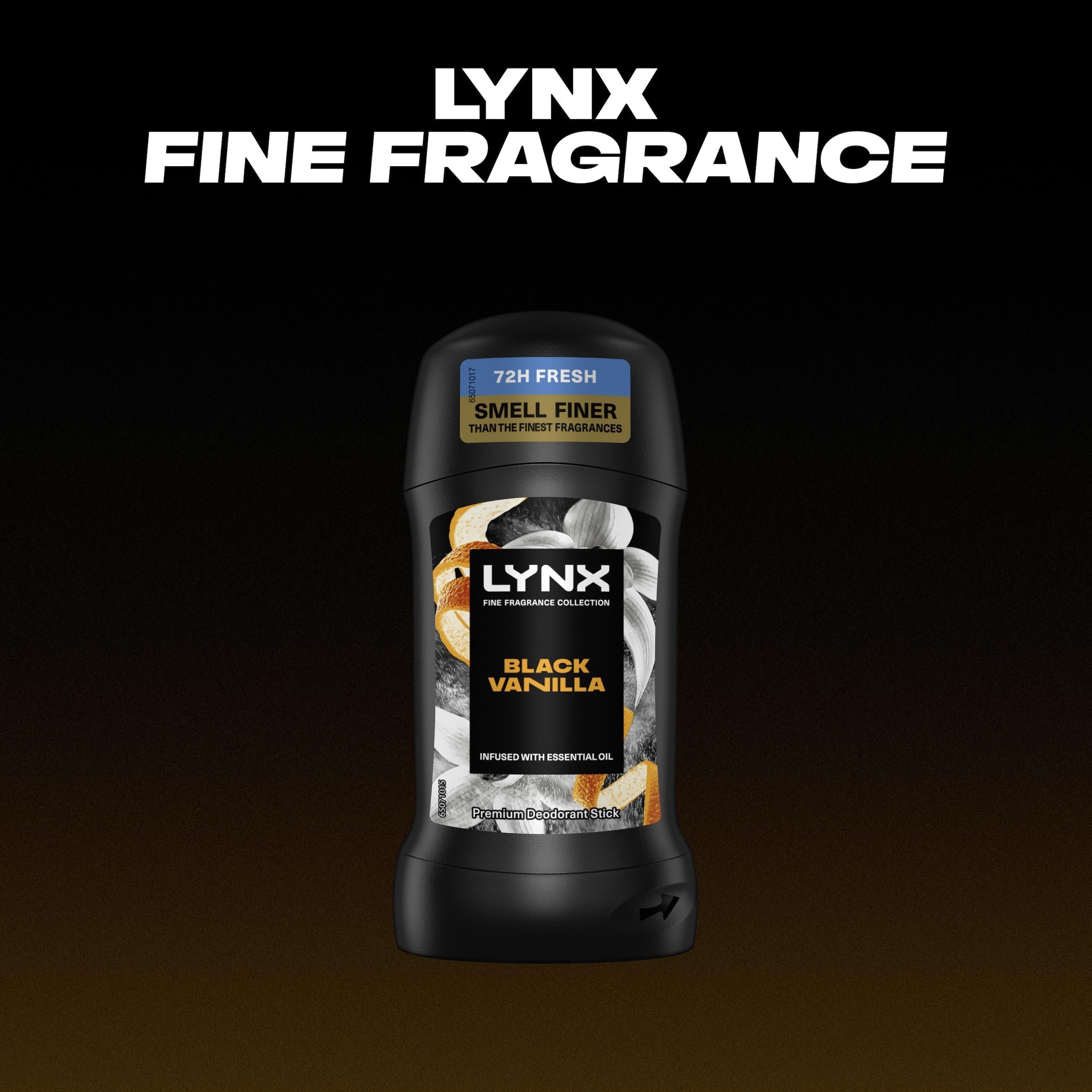 Lynx Black Vanilla deodorant stick 50ml (British brand)