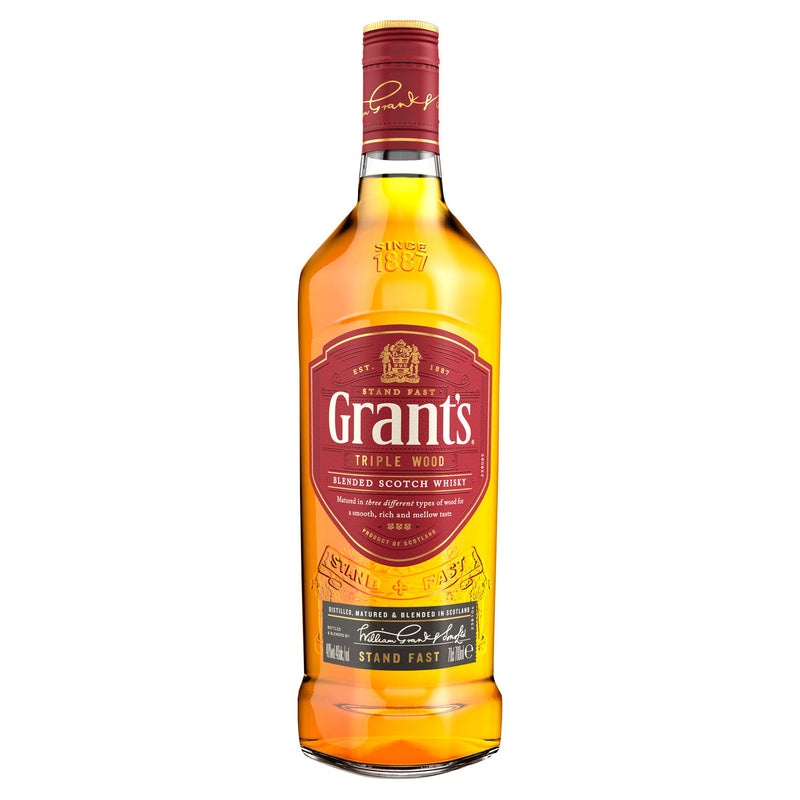 Grant's Triple Wood blended Scotch whisky 70cl - British product