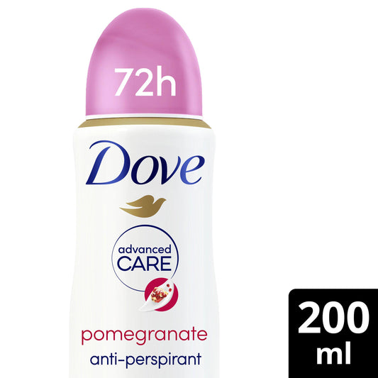 Dove Advanced Care Go Fresh Pomegranate & Lemon Verbena Scent Anti Perspirant Deodorant Spray 200ml GOODS Sainsburys   