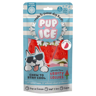 Sainsburys Pup Ice Watermelon Flavour Frozen Dog Treat Lollies for Small Breeds 90g- Buy online at McGrocer