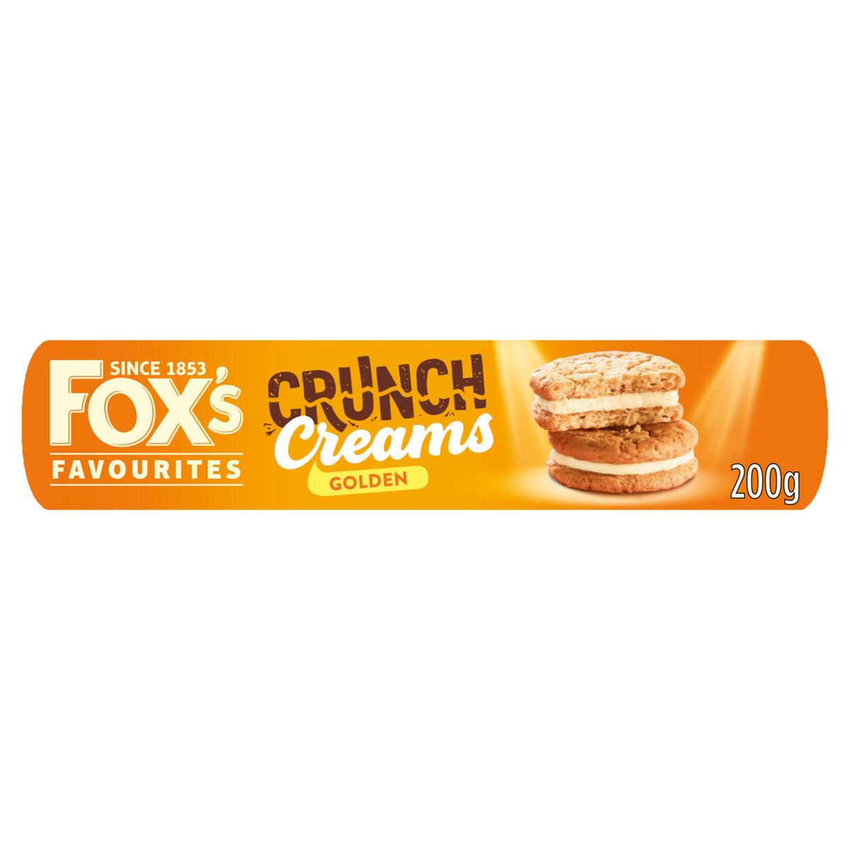 Fox's Golden Crunch Creams biscuits 200g, UK version