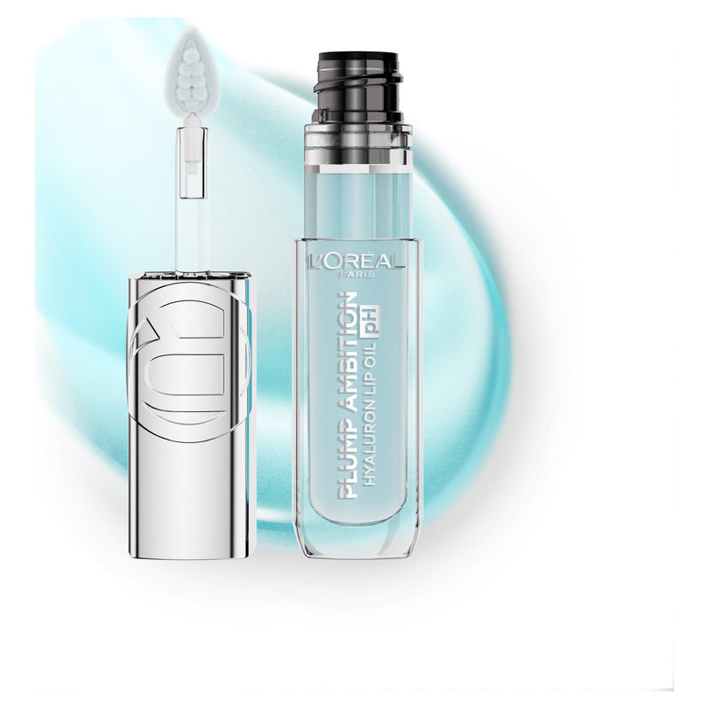 L'Oréal Paris Lip Oil Plump Ambition Transformative PH, HA Acid & Tripeptide 113 Cristal Ice 5ml