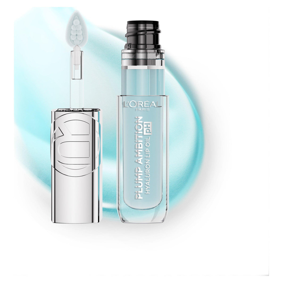 L'Oréal Paris Lip Oil Plump Ambition Transformative PH, HA Acid & Tripeptide 113 Cristal Ice 5ml