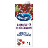 Ocean Spray cranberry blackcurrant juice drink 1L, UK version
