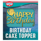 Dr. Oetker happy birthday cake topper, UK version