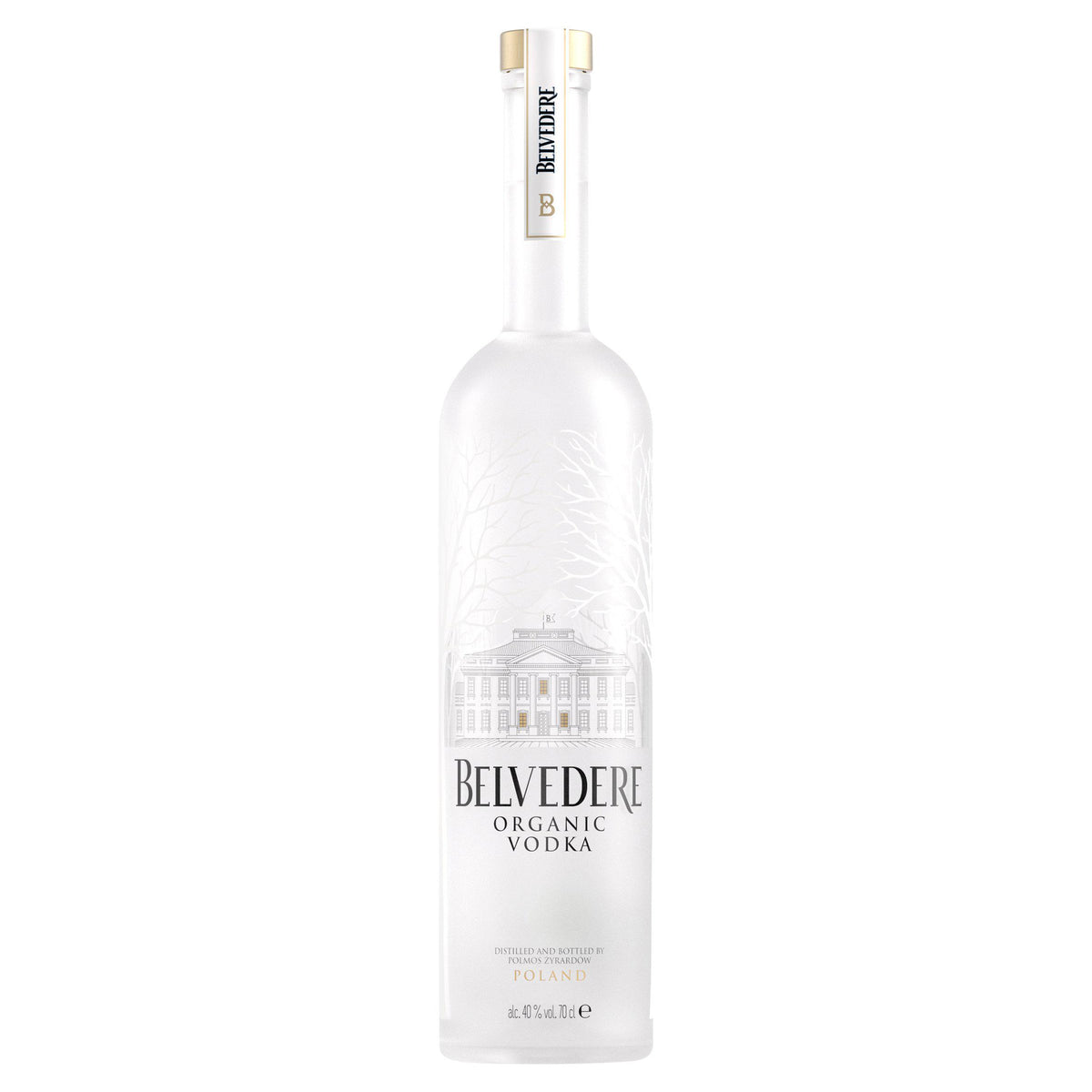Belvedere organic ultra premium vodka 70cl (British brand)