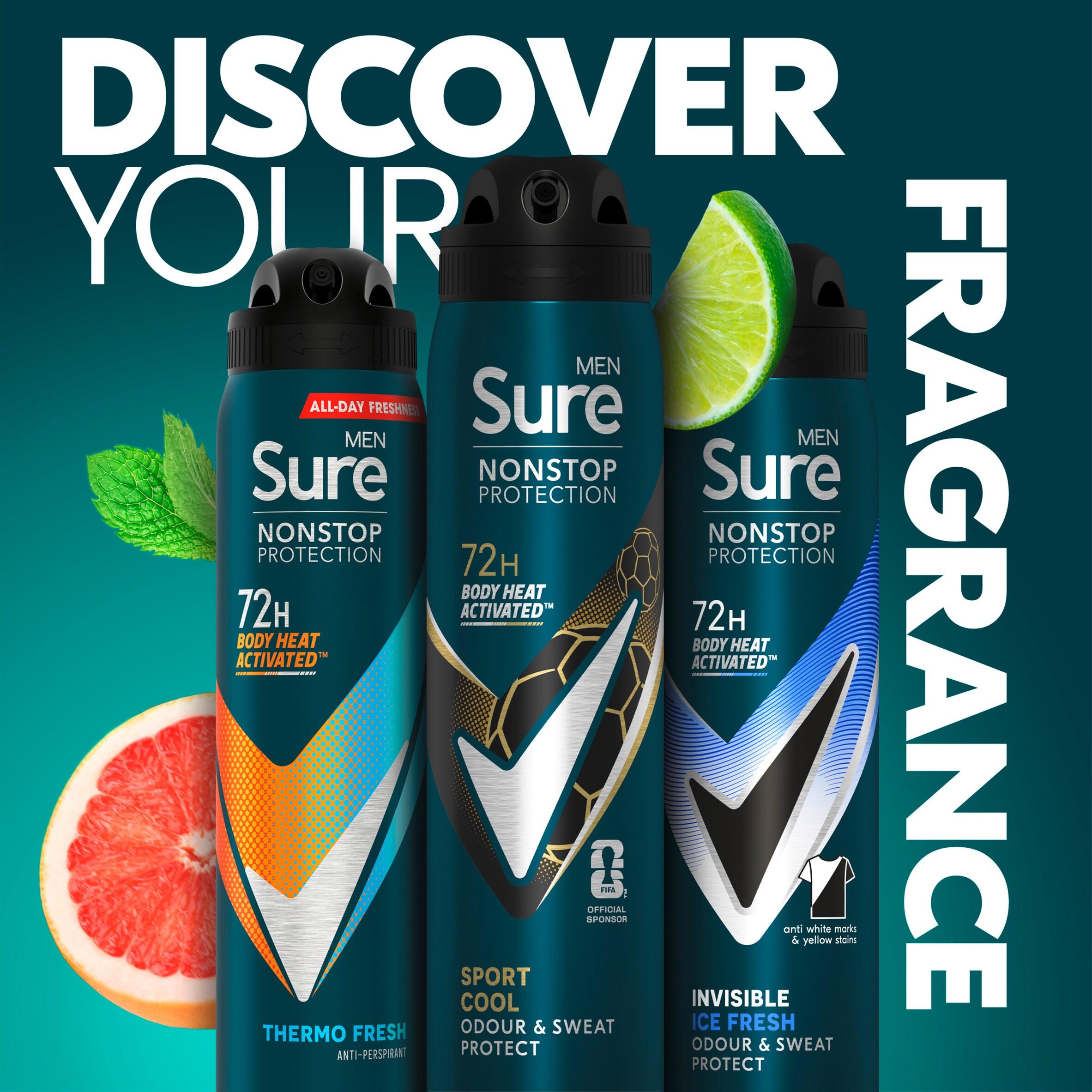 Sure Sport Cool antiperspirant deodorant 250ml (British brand)