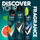 Sure Sport Cool antiperspirant deodorant 250ml (British brand)