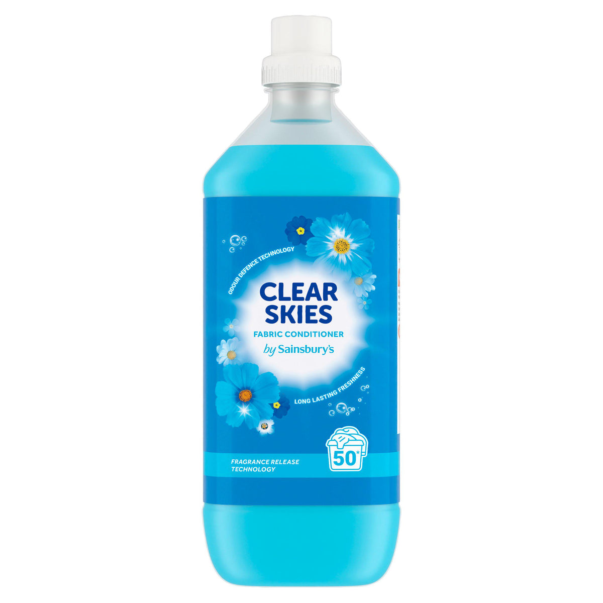 Sainsbury's Clear Skies fabric conditioner 1.25L, imported from the UK