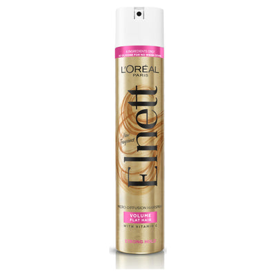 Sainsburys L'Oréal Paris Elnett Hairspray Strong Hold & Volume For Flat Hair 400ml- Buy online at McGrocer