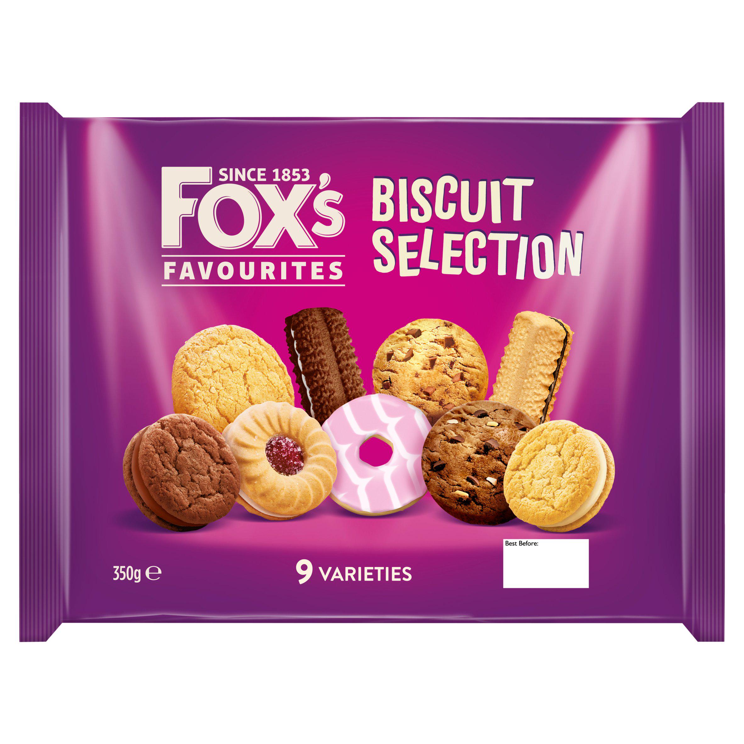 Fox's Favourites biscuit selection assortment 350g - British product