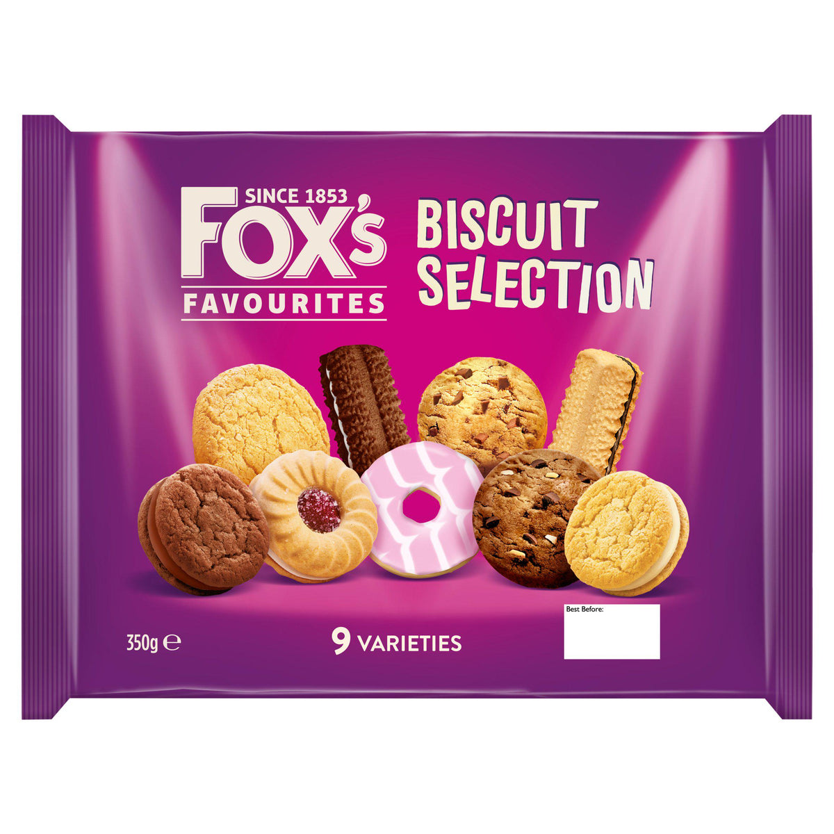 Fox's Favourites biscuit selection assortment 350g - British product