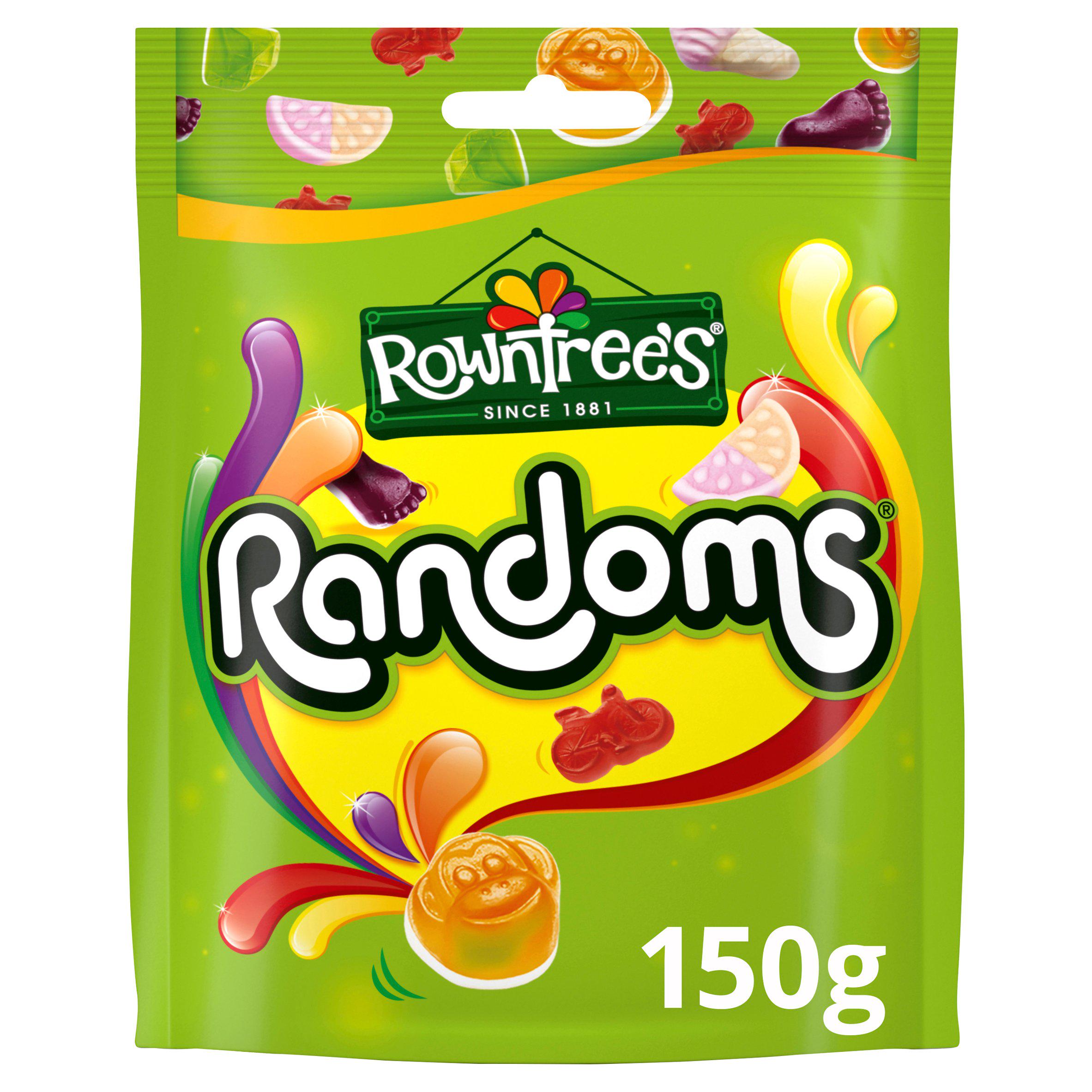 Rowntree's Randoms sweets sharing bag 150g (British brand)