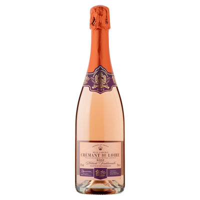 Sainsburys Sainsbury's Taste the Difference Crémant De Loire Rosé Sparkling Wine 75cl- Buy online at McGrocer
