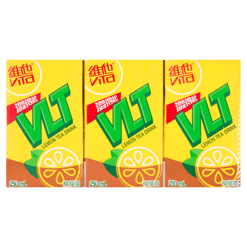 VLT lemon tea drink 6x250ml cartons, imported from the UK