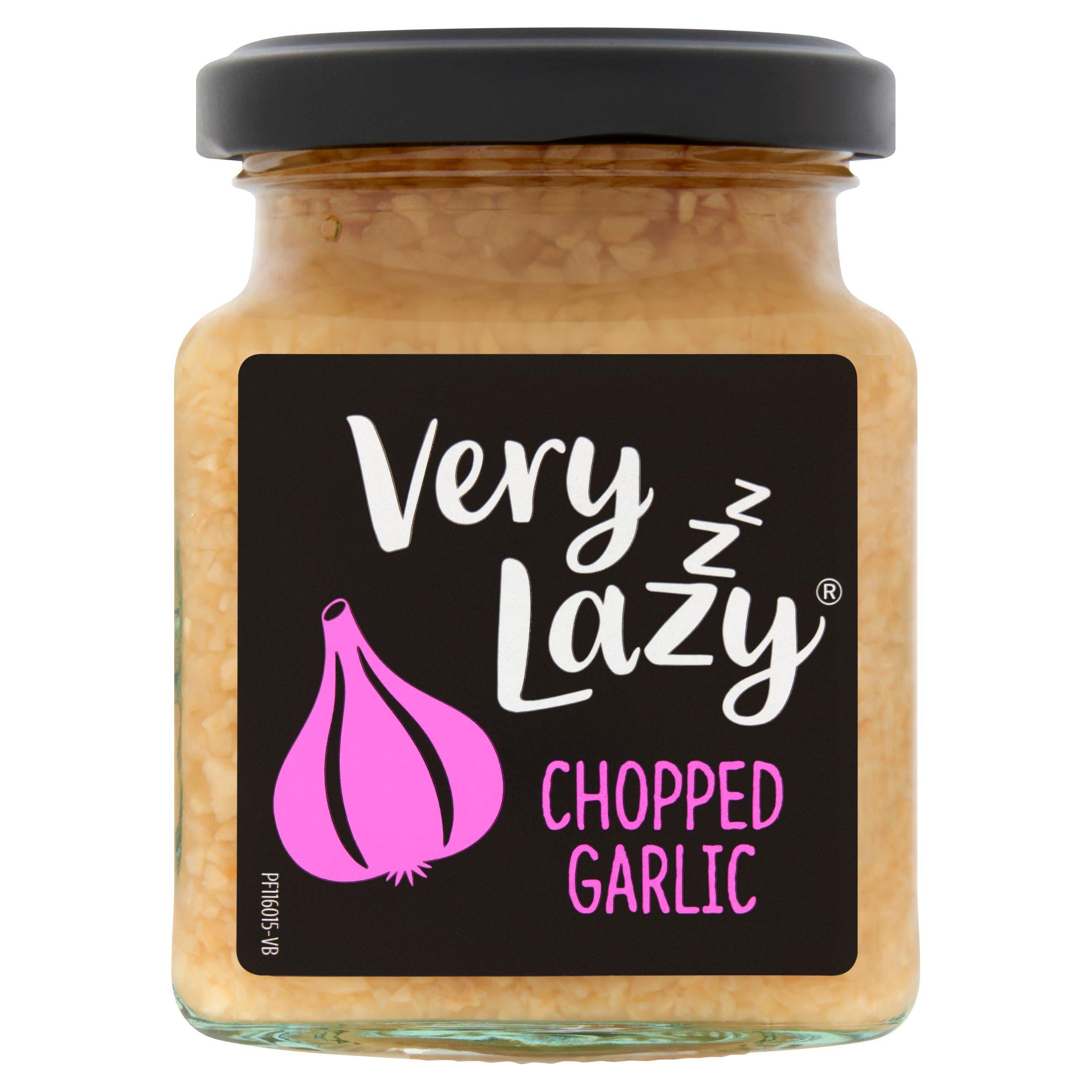 Very Lazy Chopped Garlic In Vinegar 200g (British brand)