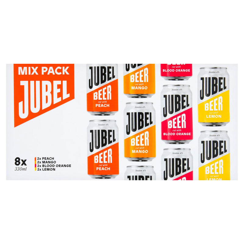Jubel gluten free mixed pack beer 8x330ml, UK version