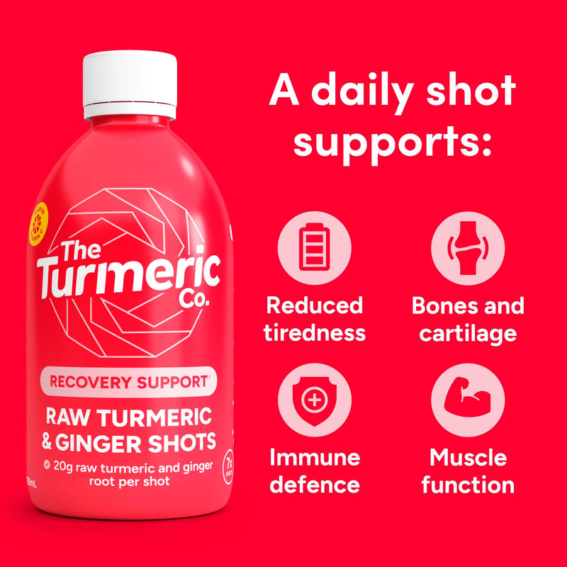 Turmeric Co raw turmeric ginger shot 420ml - British product
