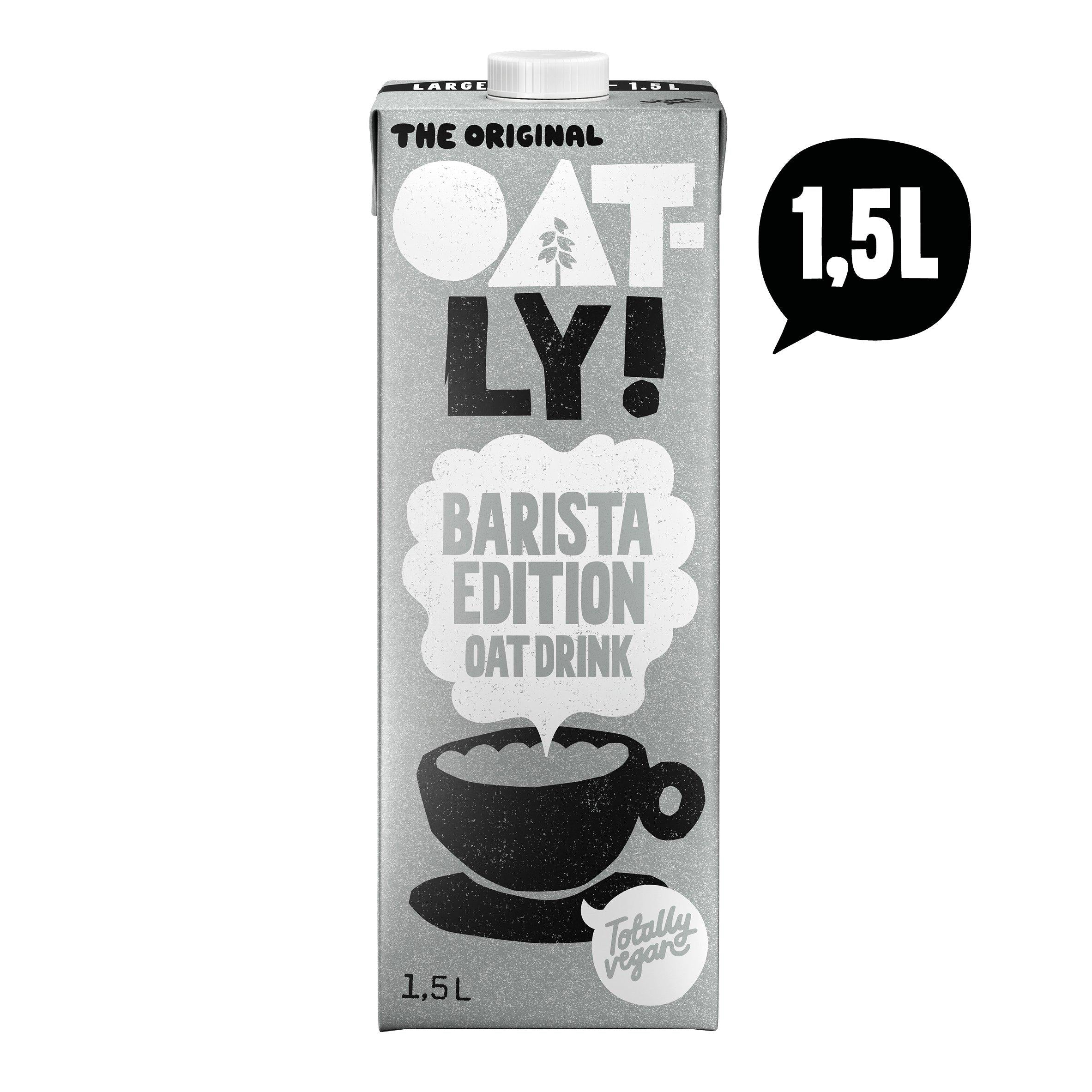 Oatly oat drink Barista Edition 1.5L, imported from the UK