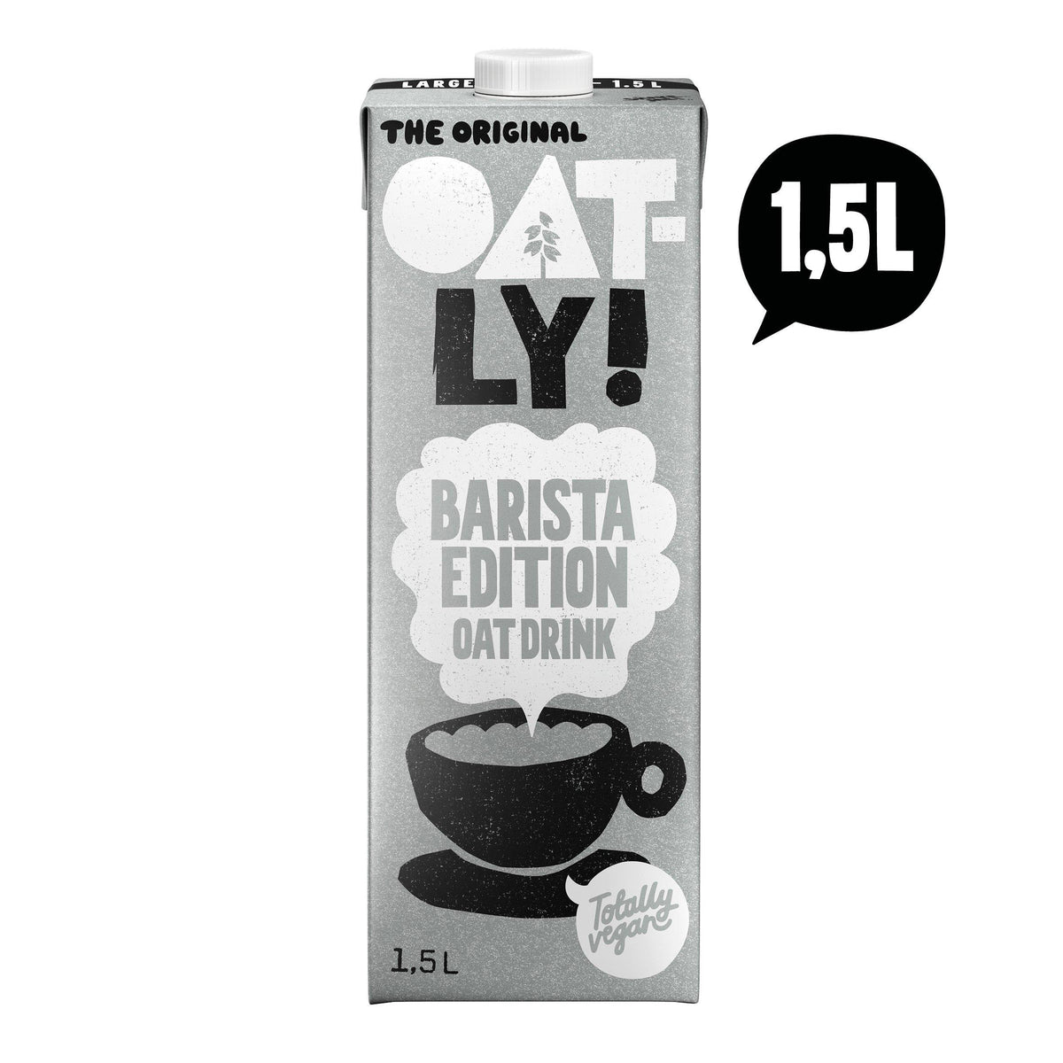 Oatly oat drink Barista Edition 1.5L, imported from the UK