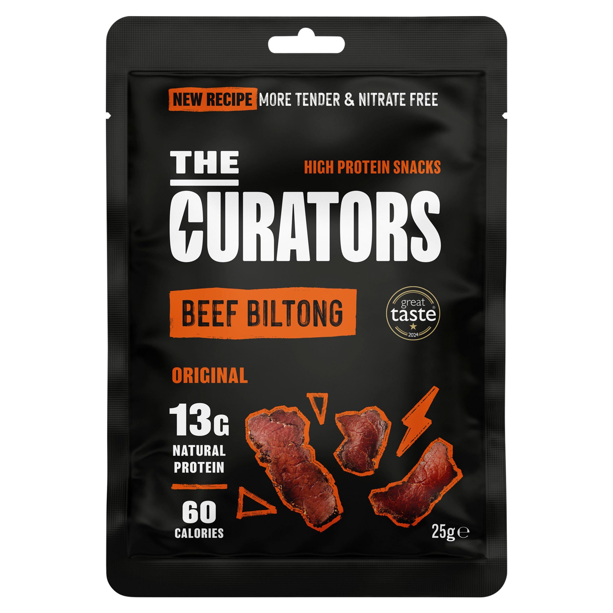 The Curators Original Beef Biltong 28g (British brand)