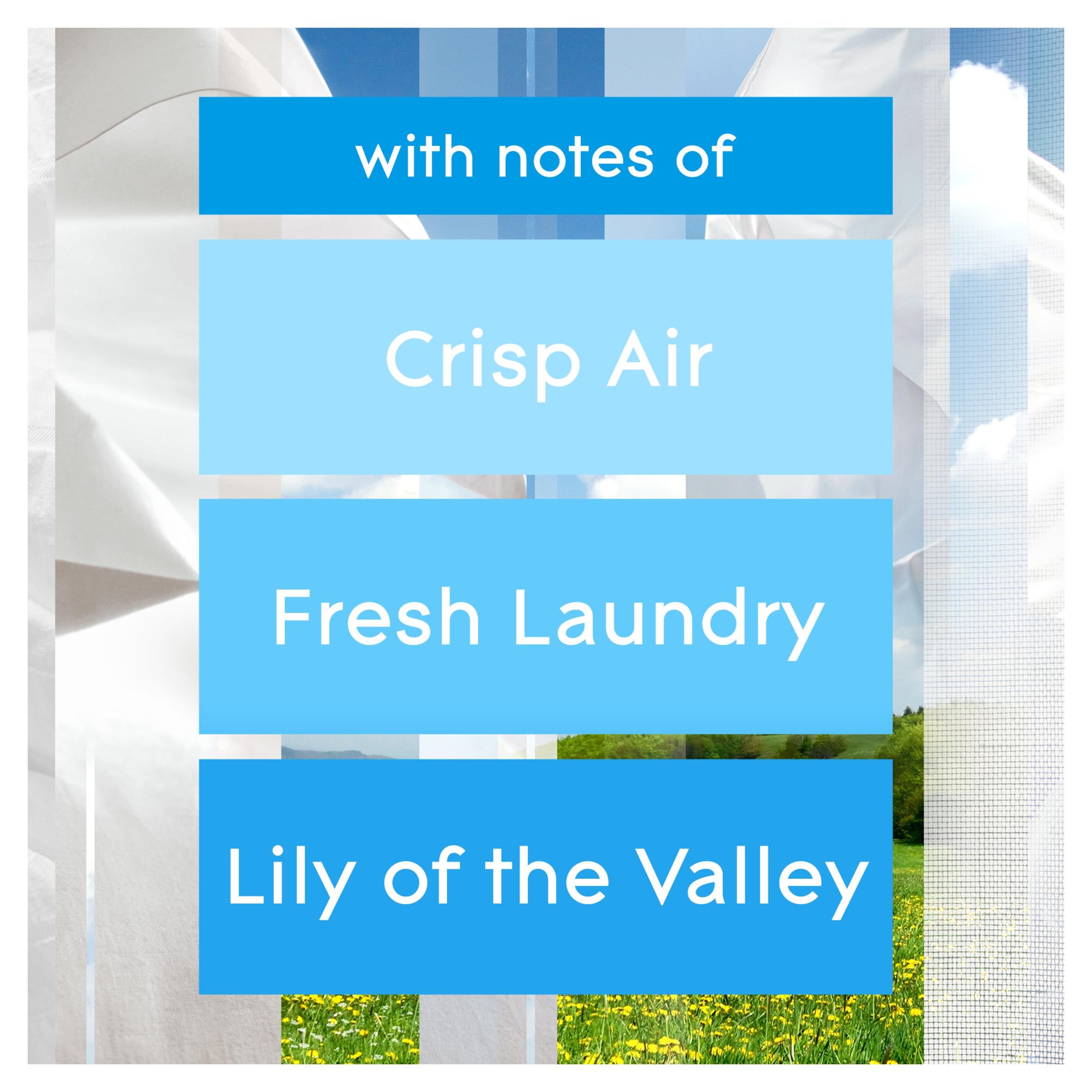 Glade air freshener twin refill Clean Linen 2 x 18ml, UK version