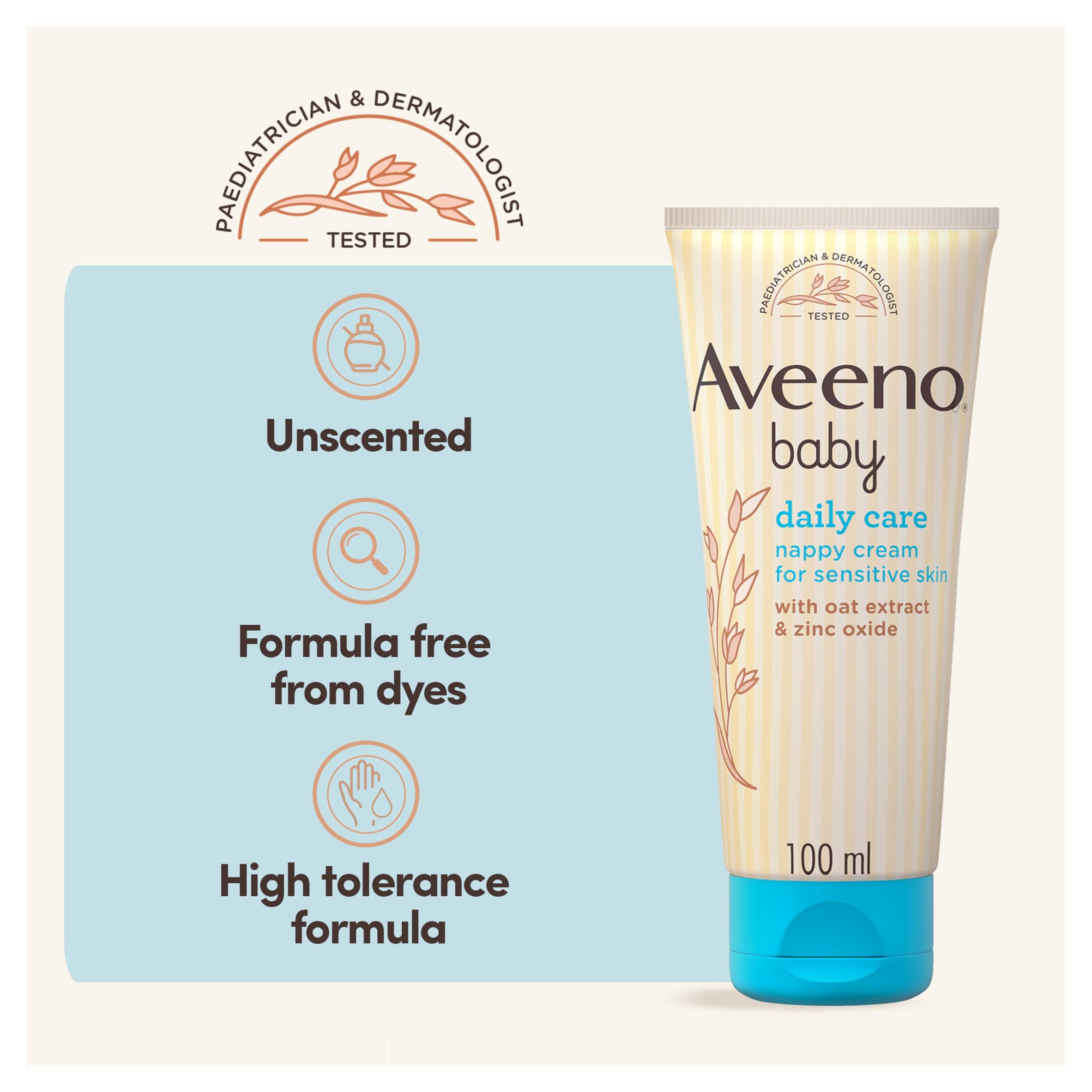 Aveeno Daily Care baby nappy cream 100ml, UK version