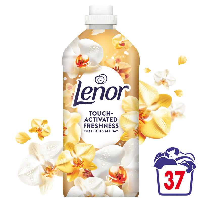 Lenor Gold Orchid fabric conditioner 37 washes - British product