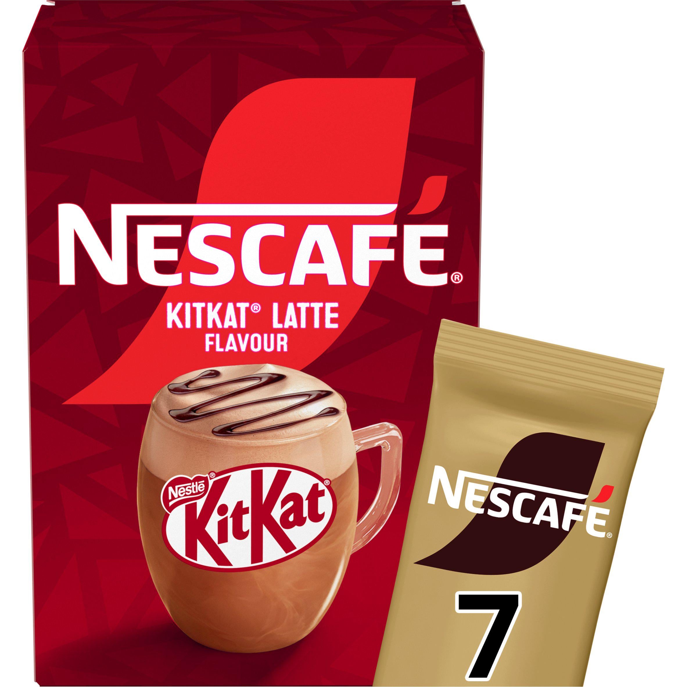 Nescafé KitKat Latte instant coffee 7 sachets, UK version