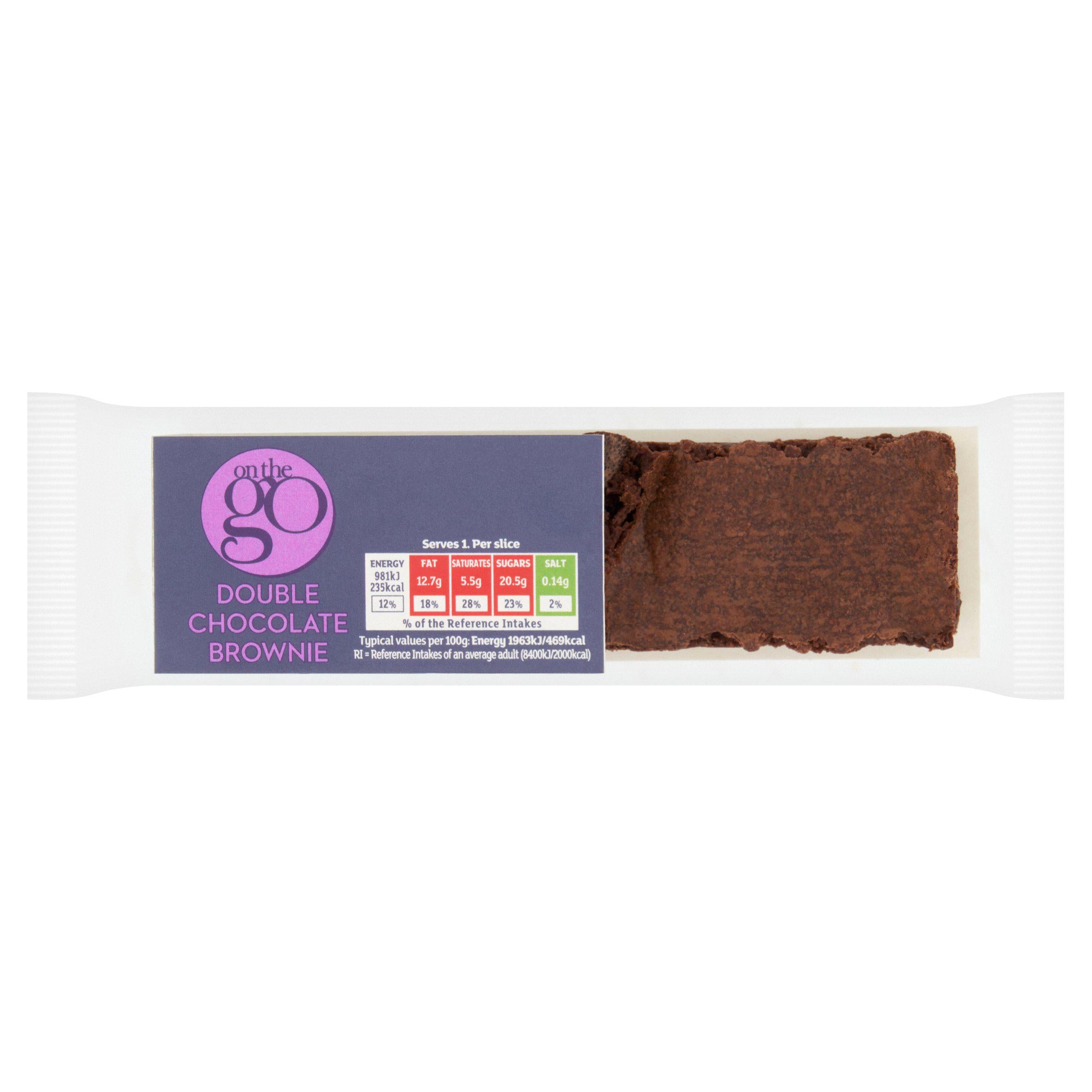 Sainsbury's Double Chocolate Brownie 50g, imported from the UK