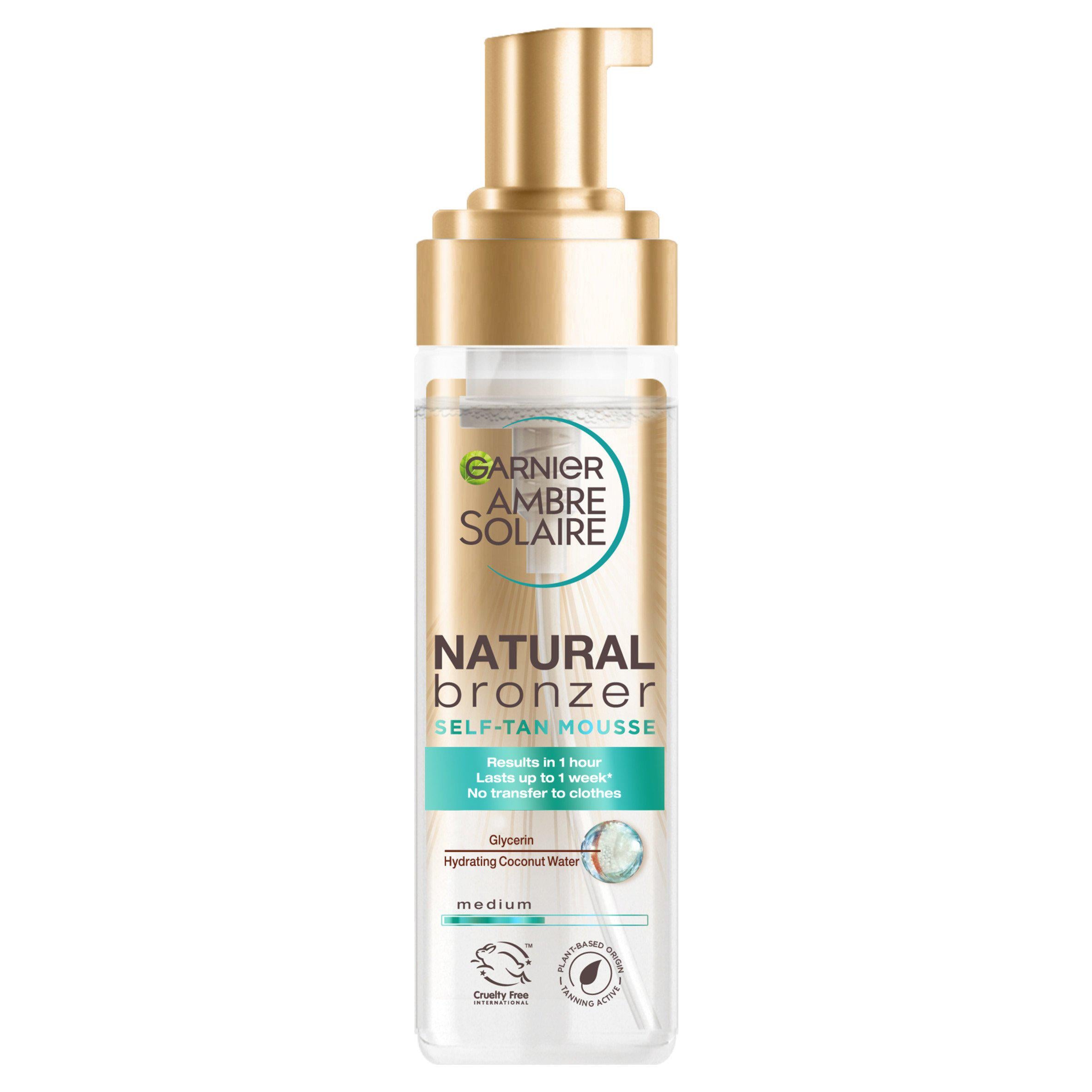 Garnier self tan mousse natural bronzer 200ml (British brand)