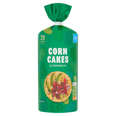 Sainsburys Sainsbury's Salted Corn Cakes 180g- Buy online at McGrocer